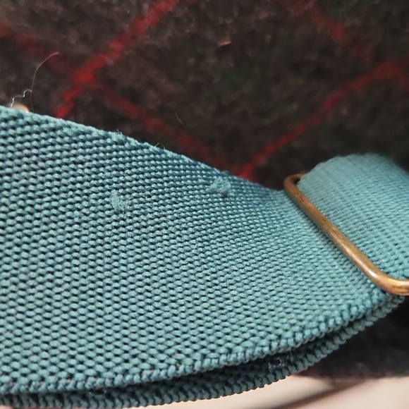 Men's Green Plaid Pants with Suspenders - Picture 11 of 12